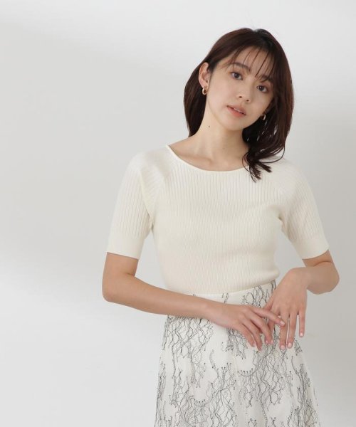 NATURAL BEAUTY BASIC(ナチュラルビューティーベーシック)/バイカラーニットアンサンブル　24SS/img11