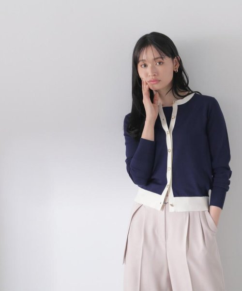 NATURAL BEAUTY BASIC(ナチュラルビューティーベーシック)/バイカラーニットアンサンブル　24SS/img19