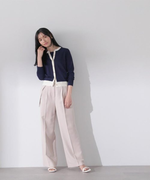 NATURAL BEAUTY BASIC(ナチュラルビューティーベーシック)/バイカラーニットアンサンブル　24SS/img22