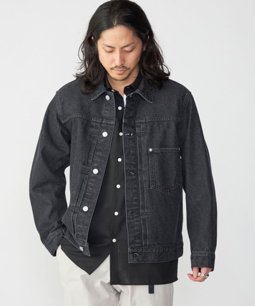 SHIPS MEN(シップス　メン)/SHIPS: 〈セットアップ対応〉13.5oz リラックス デニム トラッカー ジャケット/img28