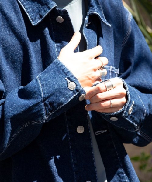 【限定展開】【GLOSTER/グロスター】デニムカバーオール ベーシック GLOSTER/グロスター 限定展開 デニムカバーオール