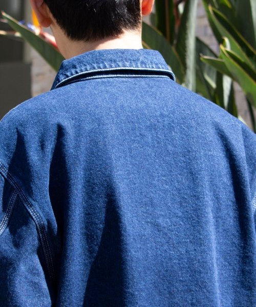 【限定展開】【GLOSTER/グロスター】デニムカバーオール ベーシック GLOSTER/グロスター 限定展開 デニムカバーオール