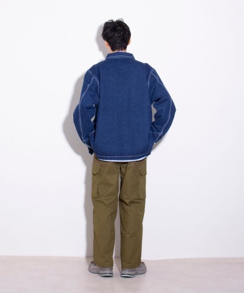 【限定展開】【GLOSTER/グロスター】デニムカバーオール ベーシック GLOSTER/グロスター 限定展開 デニムカバーオール