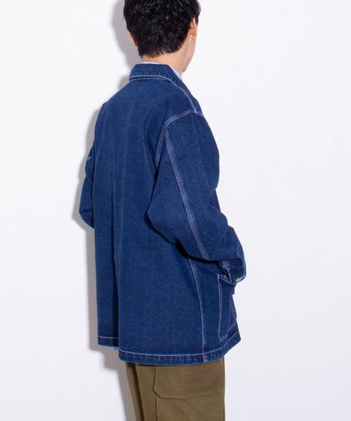 【限定展開】【GLOSTER/グロスター】デニムカバーオール ベーシック GLOSTER/グロスター 限定展開 デニムカバーオール