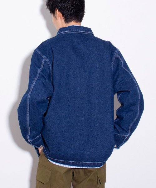 【限定展開】【GLOSTER/グロスター】デニムカバーオール ベーシック GLOSTER/グロスター 限定展開 デニムカバーオール