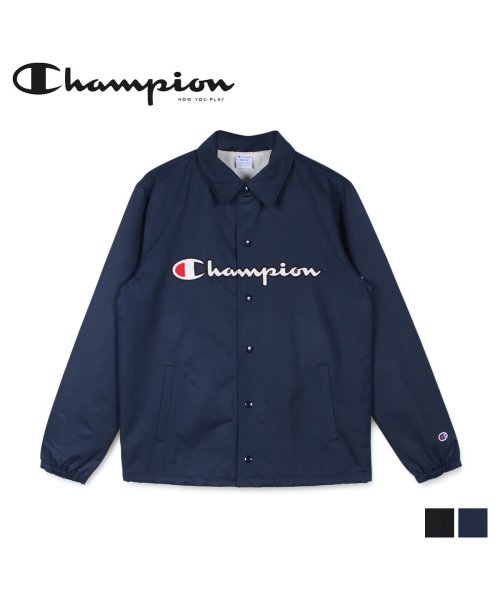 CHAMPION(チャンピオン)/チャンピオン Champion ジャケット コーチジャケット アウター メンズ COACH JACKET ブラック ネイビー 黒 C3－R608/img01