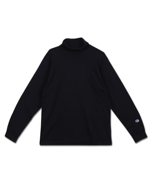 CHAMPION(チャンピオン)/ チャンピオン Champion Tシャツ 長袖 ロンT カットソー メンズ 無地 タートルネック LONG SLEEVE T－SHIRT ブラック オフ ホワ/img10