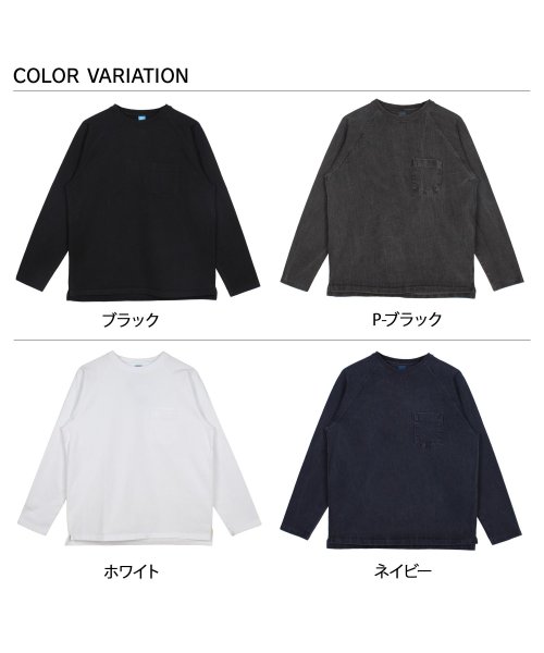 Good On(Good On)/ Good On グッドオン Tシャツ 長袖 ロンT カットソー メンズ レディース Uネック LS HVY RAGLAN PK TEE ブラック ホワイト グ/img04