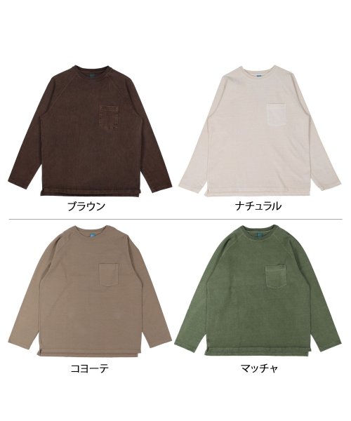 Good On(Good On)/ Good On グッドオン Tシャツ 長袖 ロンT カットソー メンズ レディース Uネック LS HVY RAGLAN PK TEE ブラック ホワイト グ/img05