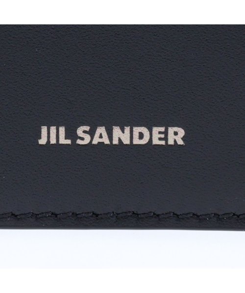 Jil Sander(ジル・サンダー)/ジルサンダー JIL SANDER カードケース 名刺入れ 定期入れ ID メンズ スリム 本革 FOLDED CARD HOLDER ブラック 黒 J25UI/img05