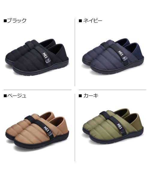 MEI(MEI)/MEI メイ モックシューズ スリッポン ルームシューズ スリッパ レディース キルティング 撥水 BELT MOCSHOES MEI－SHL－233003/img02