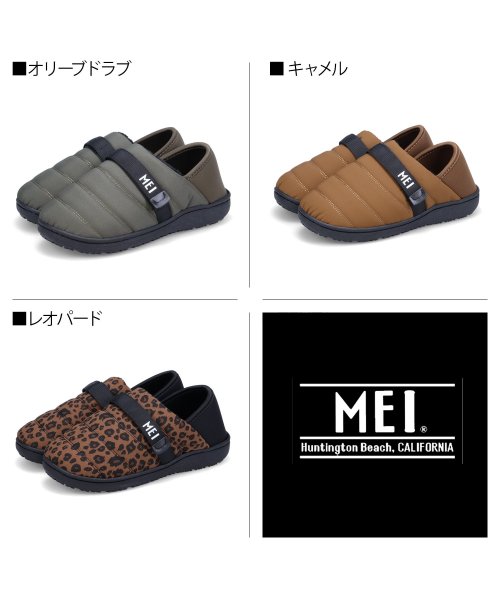 MEI(MEI)/MEI メイ モックシューズ スリッポン ルームシューズ スリッパ レディース キルティング 撥水 BELT MOCSHOES MEI－SHL－233003/img03