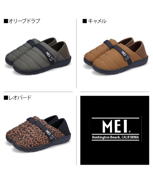 MEI(MEI)/MEI メイ モックシューズ スリッポン ルームシューズ スリッパ メンズ キルティング 撥水 BELT MOCSHOES MEI－SHM－233003/img03