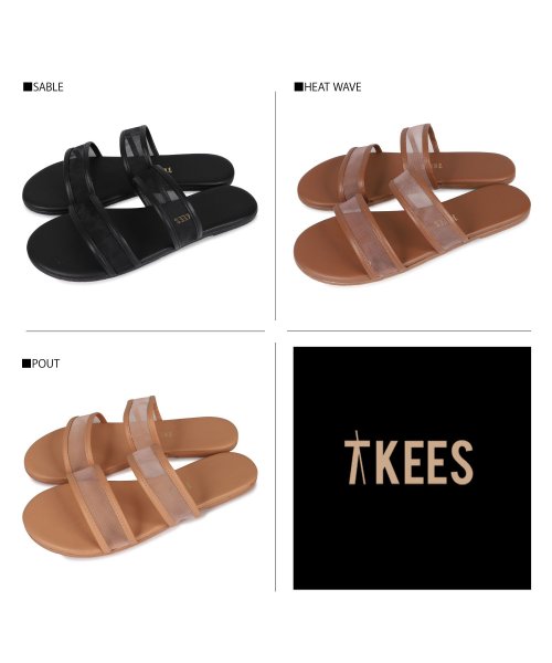 Tkees(ティキーズ)/Tkees ティキーズ サンダル スライドサンダル レディース WOMENS SANDAL VIV ブラック ブラウン ベージュ 黒/img02