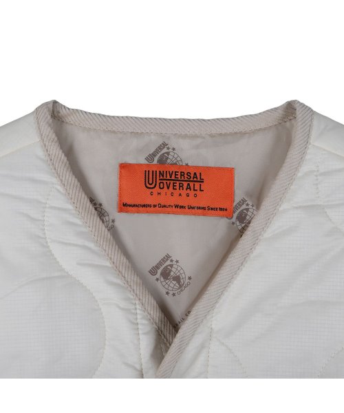 ユニバーサルオーバーオール UNIVERSAL OVERALL ジャケット キルティング アウター キルト メンズ レディース ノーカラー QUILT JACK OVERALL ユニバーサルオーバーオール UNIVERSAL メンズ QUILT