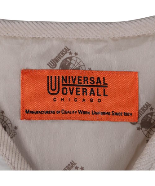 UNIVERSAL OVERALL(ユニバーサルオーバーオール)/ユニバーサルオーバーオール UNIVERSAL OVERALL ジャケット キルティング アウター キルト メンズ レディース ノーカラー QUILT JACK/img11