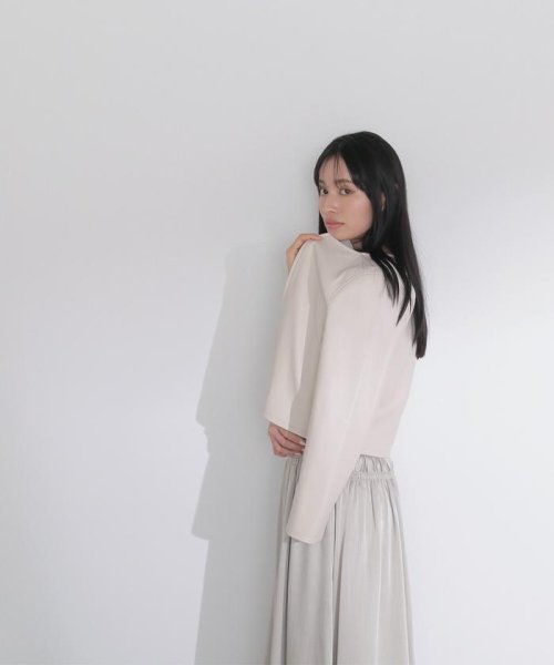 NATURAL BEAUTY BASIC(ナチュラルビューティーベーシック)/フェイクレザーブルゾン　24SS/img03