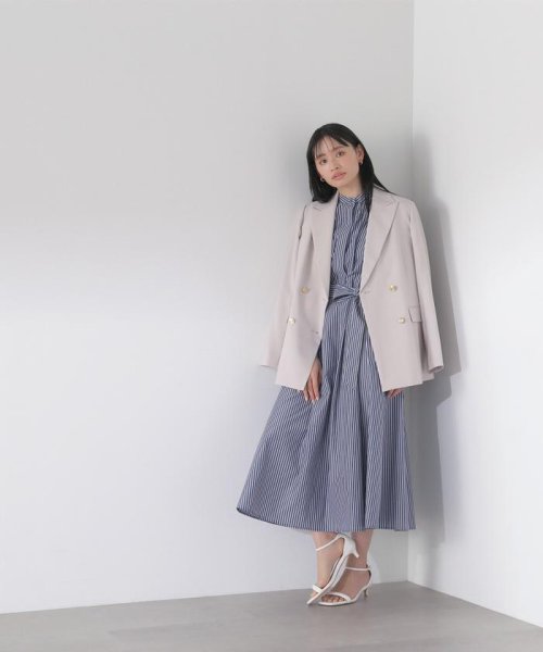 NATURAL BEAUTY BASIC(ナチュラルビューティーベーシック)/ダブルブレストボクシージャケット　24SS/img10