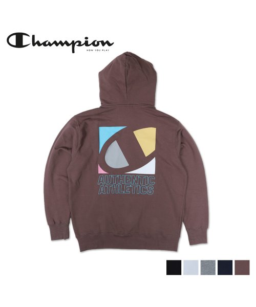 CHAMPION(チャンピオン)/ チャンピオン Champion パーカー スウェット プルオーバー フーデッド メンズ FOODED SWEAT SHIRT ブラック ホワイト グレー ネイ/img01