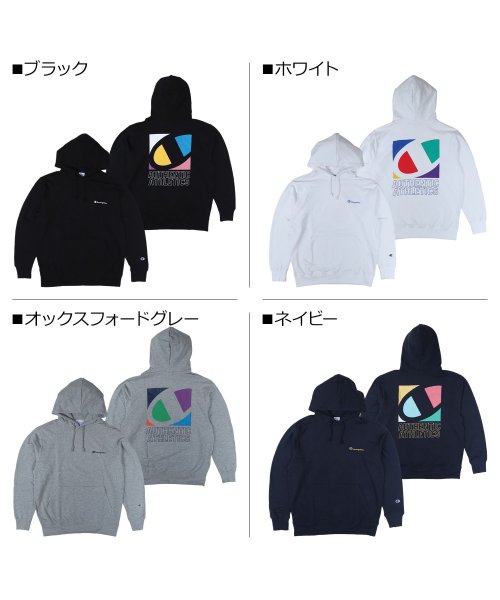 CHAMPION(チャンピオン)/ チャンピオン Champion パーカー スウェット プルオーバー フーデッド メンズ FOODED SWEAT SHIRT ブラック ホワイト グレー ネイ/img02