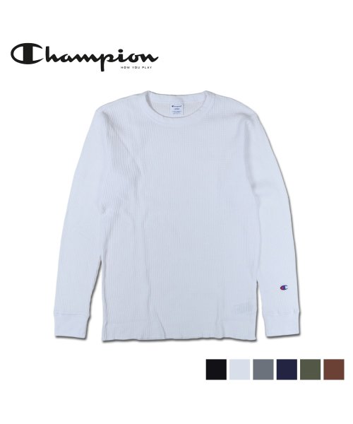 CHAMPION(チャンピオン)/ チャンピオン Champion Tシャツ 長袖 カットソー ロンT メンズ LONG SLEEVE T－SHIRT ブラック グレー ベージュ グリーン 黒 /img01