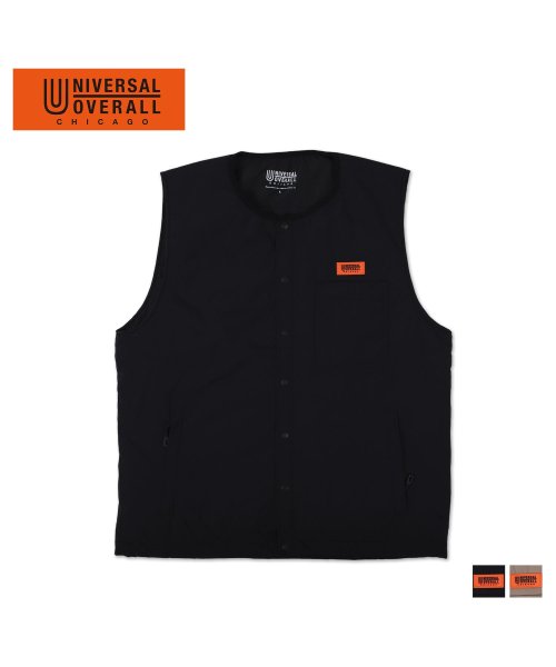 UNIVERSAL OVERALL(ユニバーサルオーバーオール)/ ユニバーサルオーバーオール UNIVERSAL OVERALL ベスト インナーダウン アウター メンズ レディース INSULATION VEST ブラック/img01