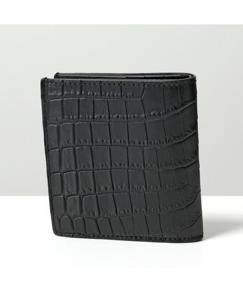 セール】BOTTEGA VENETA 二つ折り財布 592623 VCQ12 クロコダイル 