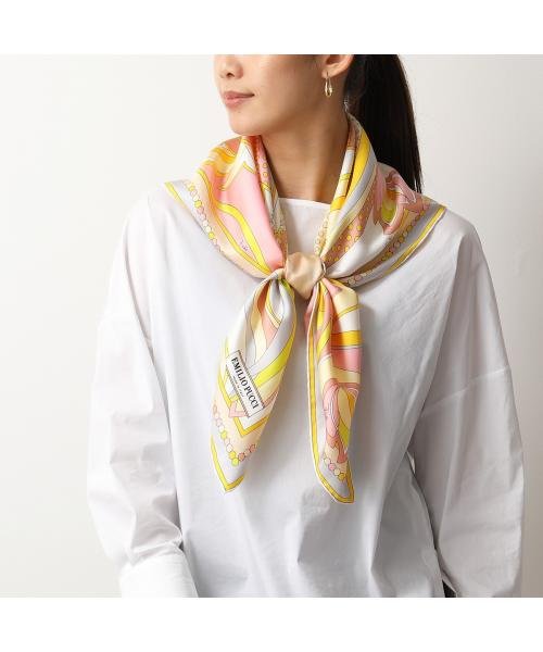 EMILIO PUCCI スカーフ JR510 大判 シルク ストール EMILIO PUCCI スカーフ JR510 大判 シルク