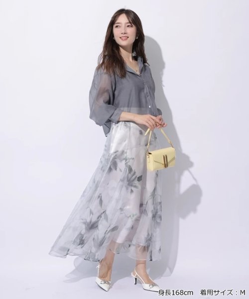 クロップドシアーシャツ×2WAYニットセット(505848378  