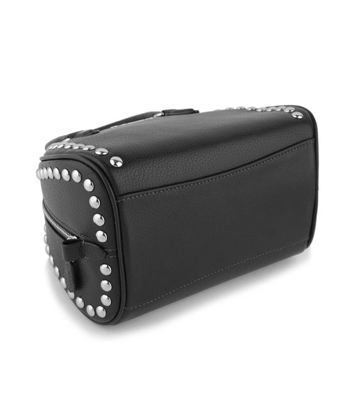 COACH コーチ アウトレット ハンドバッグ CM071 SVDTV リベット COACH アウトレット ハンドバッグ CM071 シドニー シルバー/ブラック SILVER/BLACK