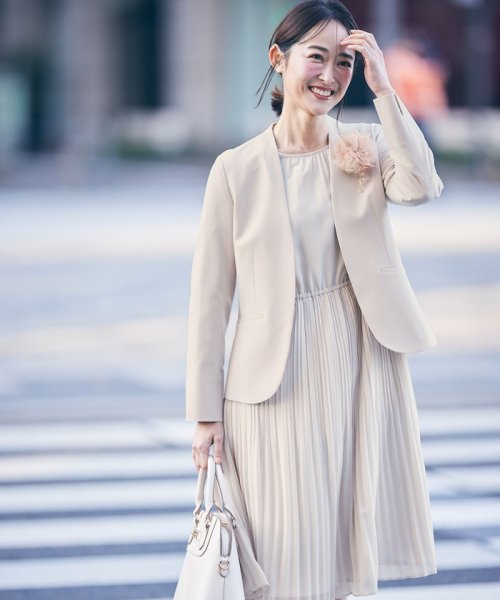 【セットアップ可】セレモニーダブルクロス カラーレスジャケット セレモニーダブルクロス