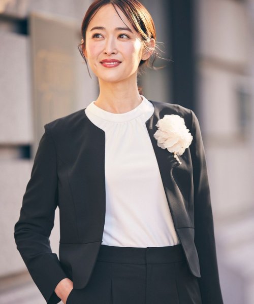 【セットアップ可】セレモニーダブルクロス ノーカラージャケット セレモニーダブルクロス F1253541939(9685円)