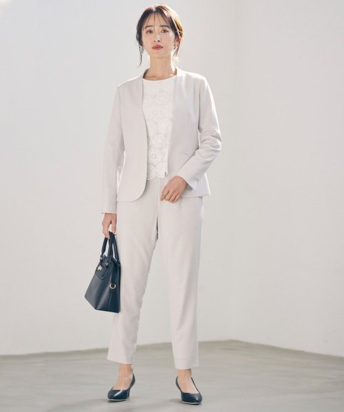 【セットアップ可】セレモニーダブルクロス カラーレスジャケット セレモニーダブルクロス