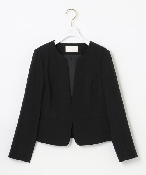 【セットアップ可】セレモニーダブルクロス ノーカラージャケット セレモニーダブルクロス