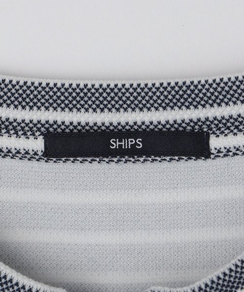 SHIPS MEN(シップス　メン)/*SHIPS: ワンポイント ロゴ バーズアイ ヘンリーネック ロングスリーブ Tシャツ (ロンT)/img43