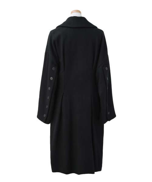 MIELI INVARIANT(ミエリ インヴァリアント)/Melton Wool Gown Coat/img43