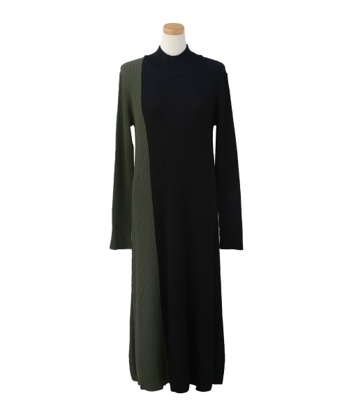 MIELI INVARIANT(ミエリ インヴァリアント)/Bicolor Lean Knit Dress/img33