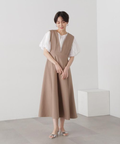 N Natural Beauty Basic(エヌナチュラルビューティベーシック)/パネル切替フレアジャンパースカート《S Size Line》 24SS/img58