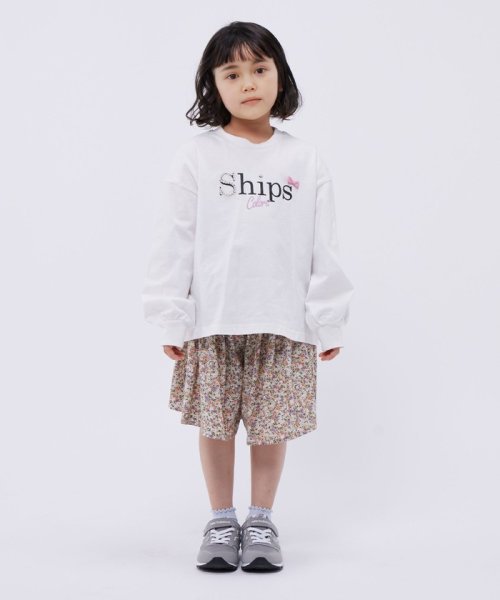 SHIPS Colors  KIDS(シップスカラーズ　キッズ)/SHIPS Colors:ビジュー プリント ロングスリーブ  Tシャツ（100～130cm）/img13