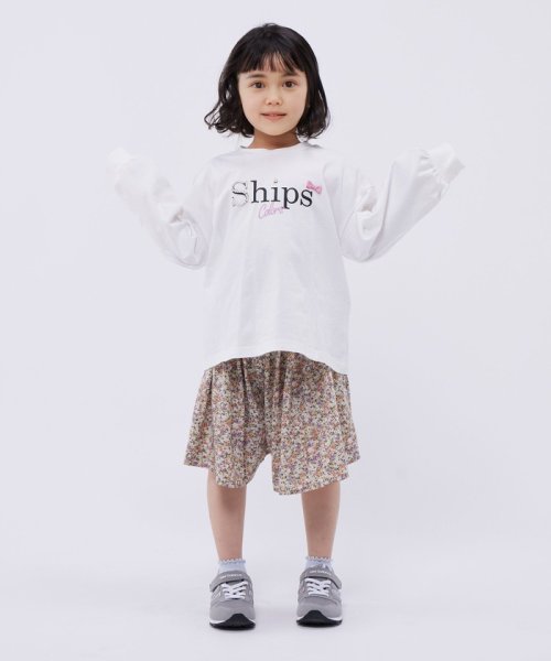 SHIPS Colors  KIDS(シップスカラーズ　キッズ)/SHIPS Colors:ビジュー プリント ロングスリーブ  Tシャツ（100～130cm）/img14