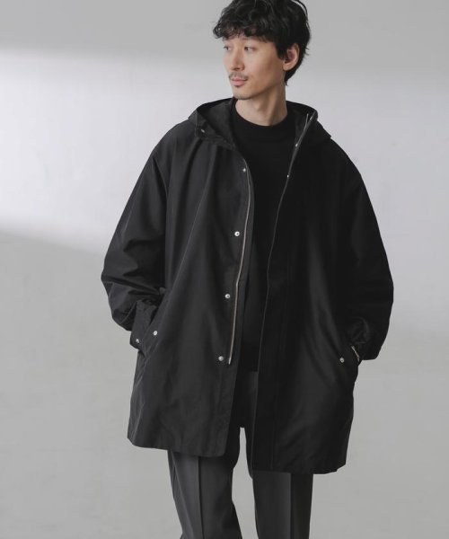 スプリットヤーンタフタショートモッズコート 着用サイズ