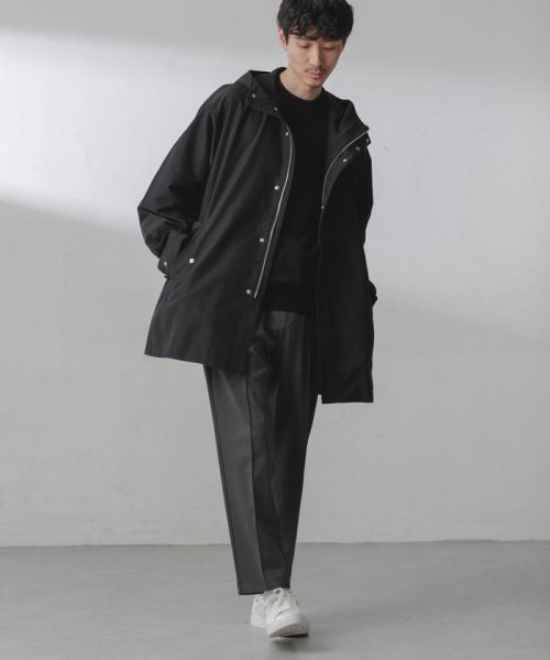 スプリットヤーンタフタショートモッズコート 着用サイズ