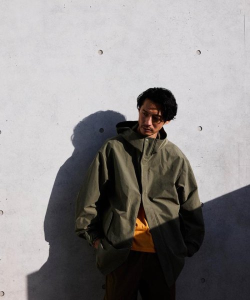 スプリットヤーンタフタショートモッズコート 着用サイズ