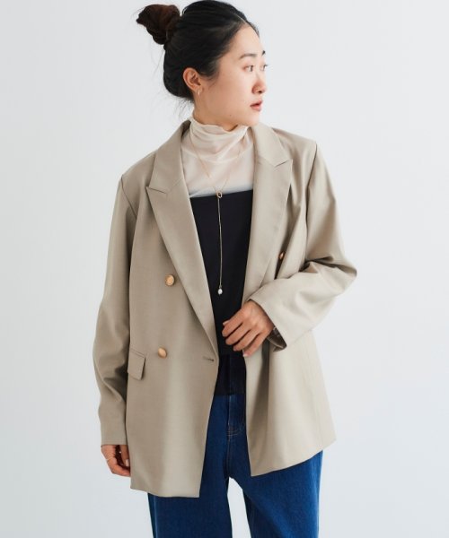 ダブルブレストジャケット 