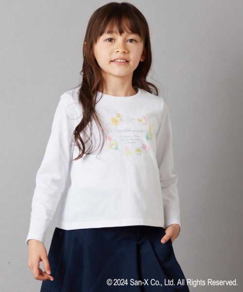 a.v.v(KID'S)(アー・ヴェ・ヴェキッズ)/[100－140]【すみっコぐらし】バックリボンＴシャツ/img02