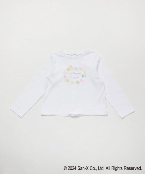 a.v.v(KID'S)(アー・ヴェ・ヴェキッズ)/[100－140]【すみっコぐらし】バックリボンＴシャツ/img18