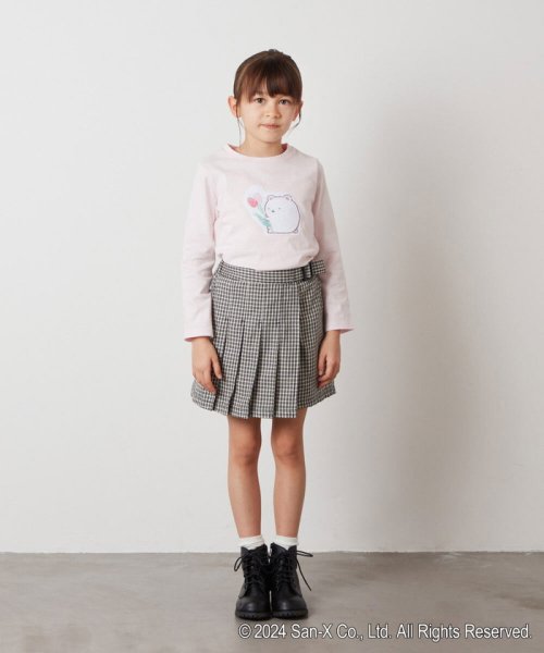 a.v.v(KID'S)(アー・ヴェ・ヴェキッズ)/[100－140]【すみっコぐらし】スパンコールＴシャツ/img16