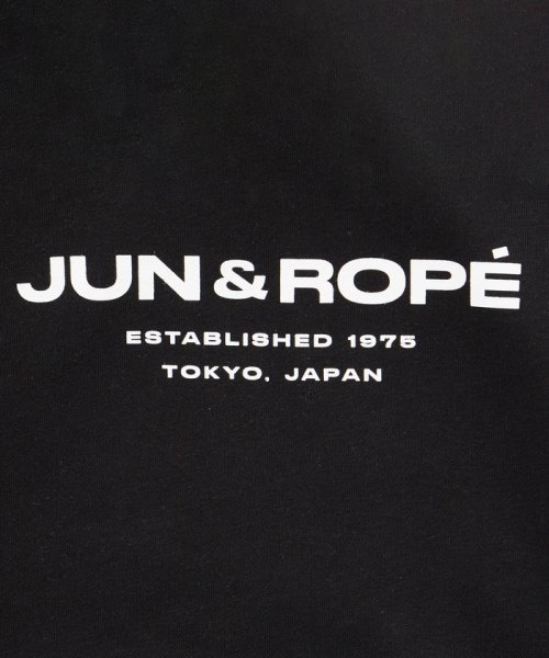 JUN and ROPE(ジュン＆ロペ)/【WEB限定】【ユニセックス】ロゴ入り裏起毛長袖フーディ/img21
