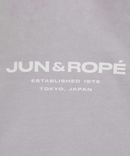 JUN and ROPE(ジュン＆ロペ)/【WEB限定】【ユニセックス】ロゴ入り裏起毛長袖フーディ/img22