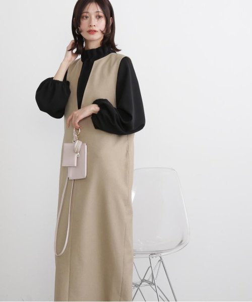 N Natural Beauty Basic(エヌナチュラルビューティベーシック)/キーネックストレートジャンパースカート《S Size Line》/img25